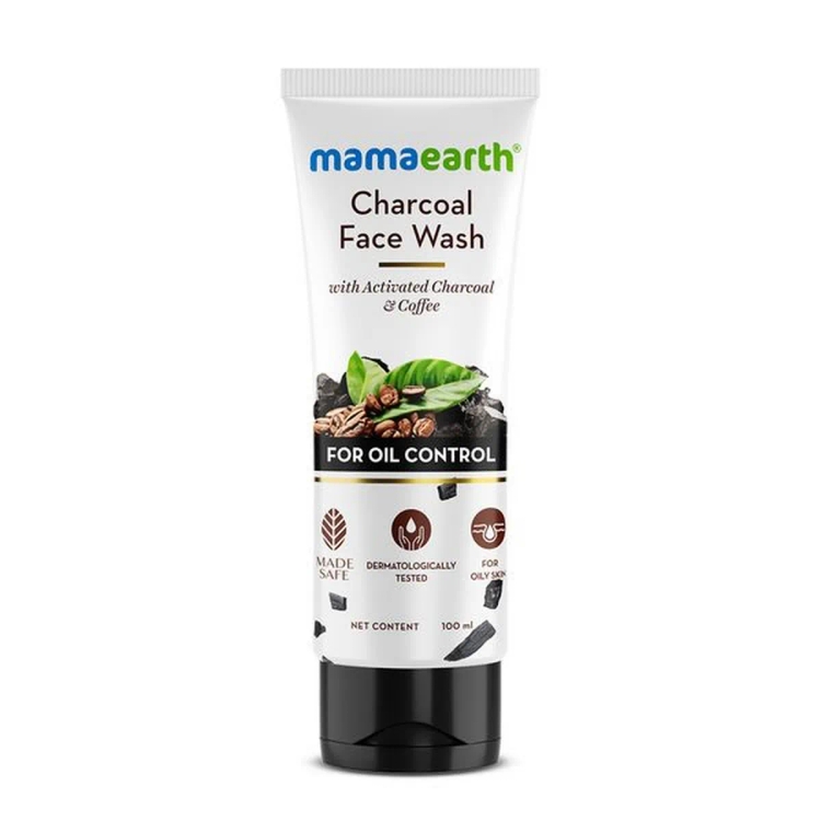 Mamaearth Charcoal Face Wash For Oil Control 100Ml