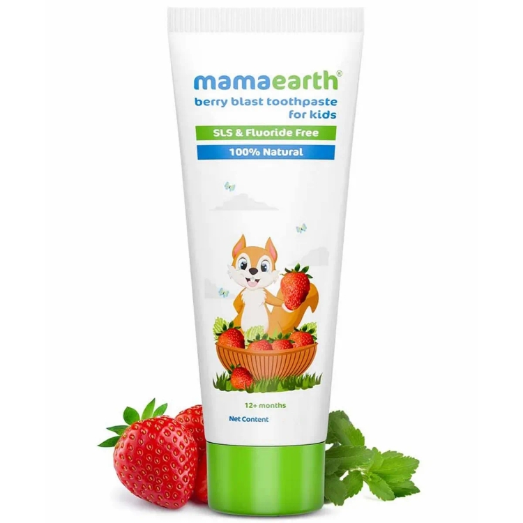 Mamaearth Tooth Paste Kids Natural Berry Blast 50G