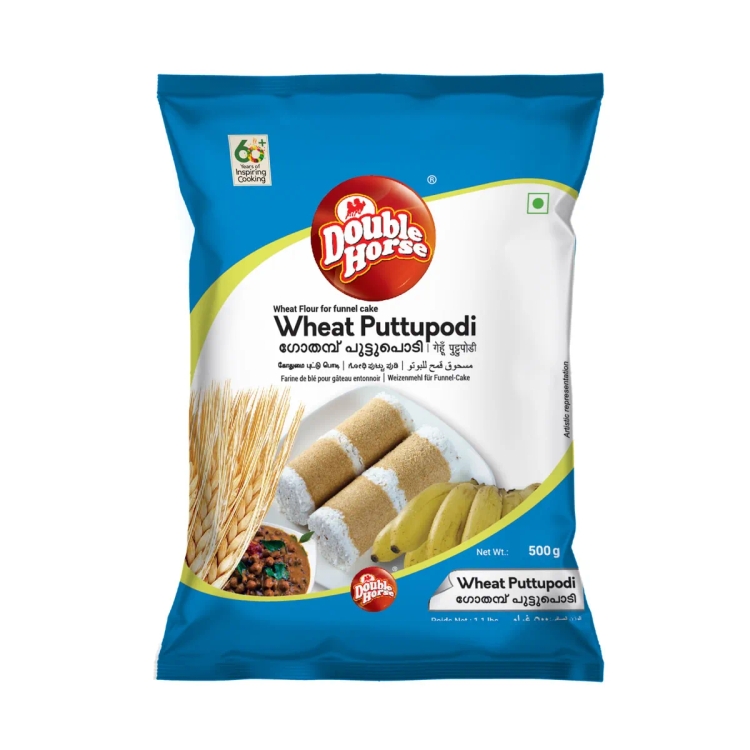Double Horse Wheat Puttu Podi 500g