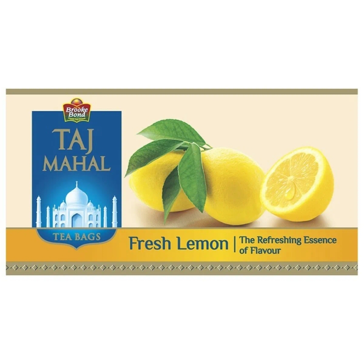 Brooke Bond Taj Mahal Lemon Tea 25 Tea Bags