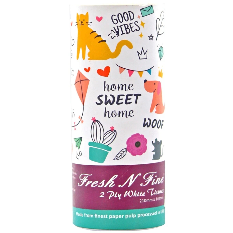Fresh N FineTissue Tube 2ply 160s
