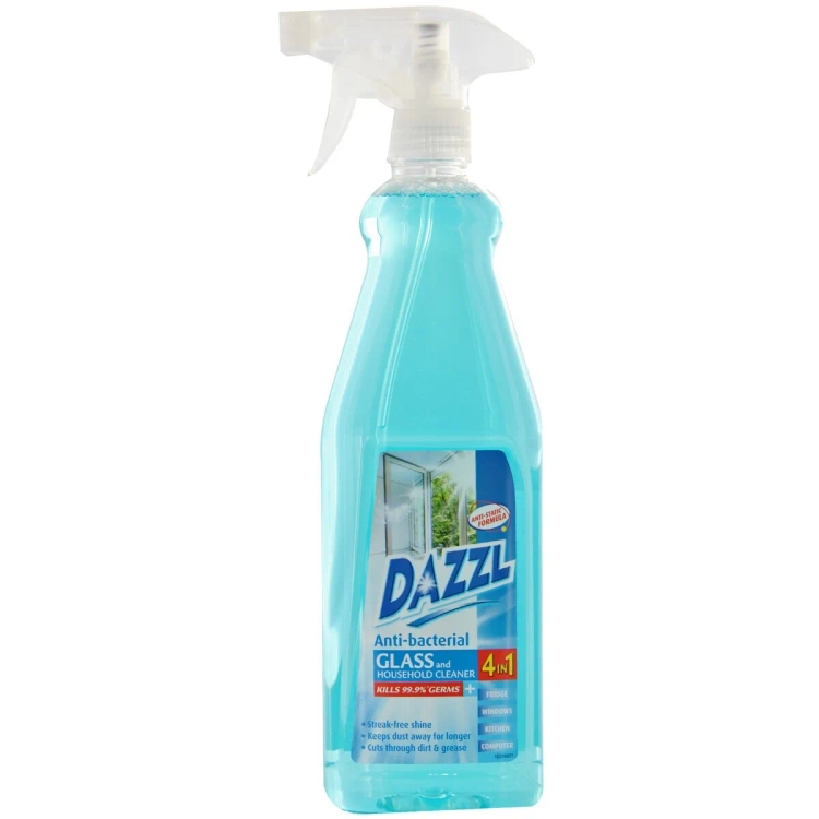 Dazzl Anti Batrial Glass Cleanr 500ml