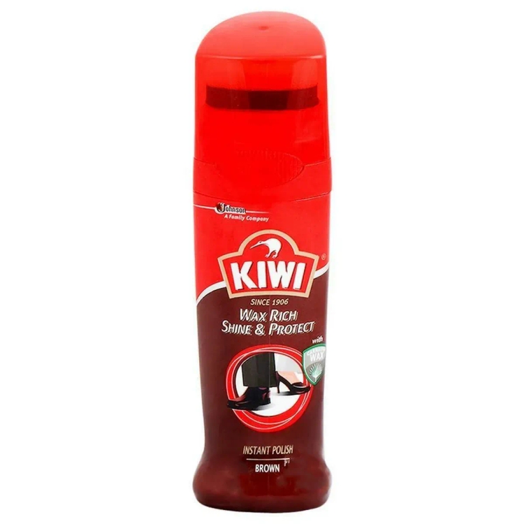 Kiwi Instant Polish Brown 75Ml