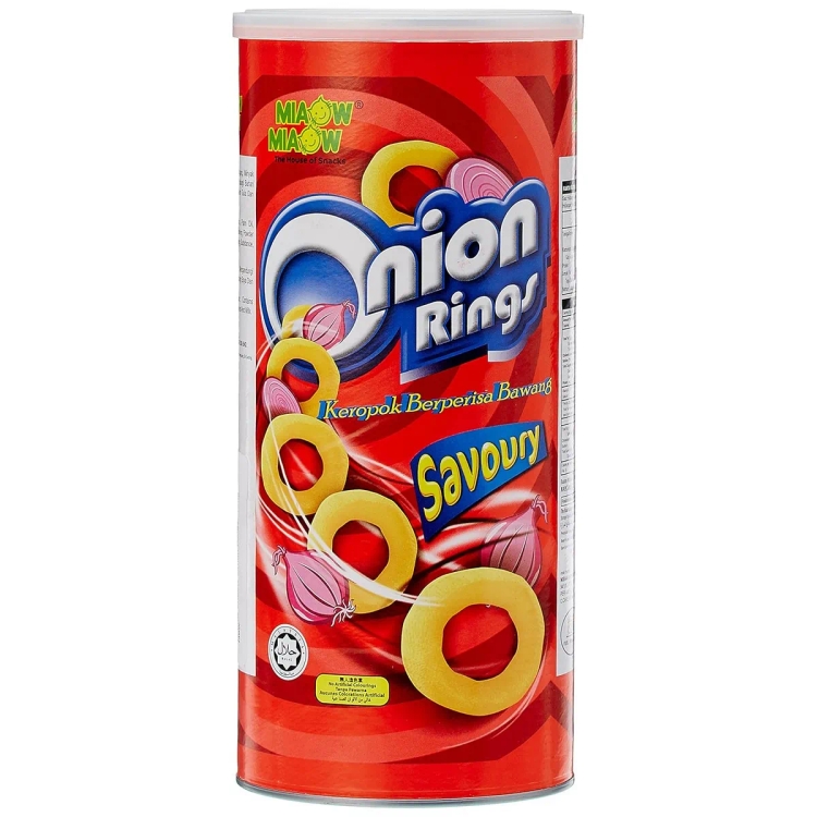 Miaow Miaow Onion Rings, 125g