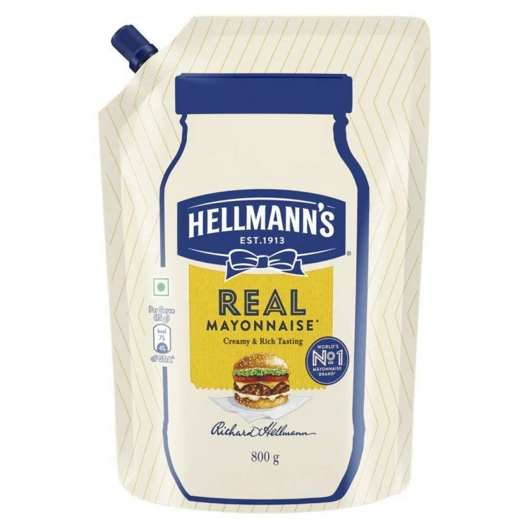 Hellmanns Real Mayonnaise 800G