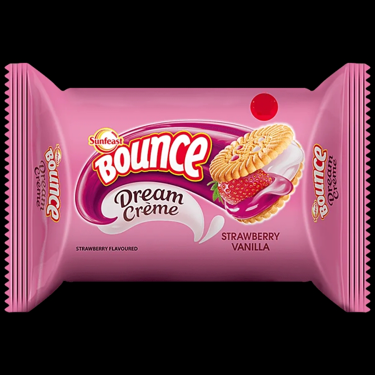 Sunfeast Strawberry Vanilla Cream Biscuits 102g