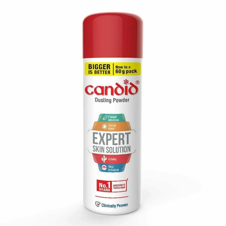 Glenmark Candid Dusting Powder 60Gm
