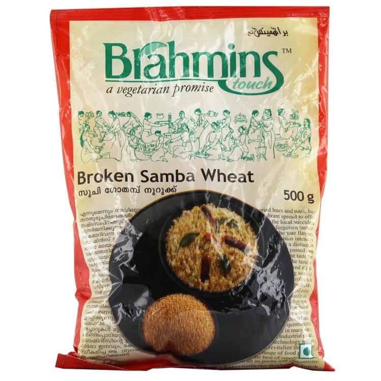 Brahmins Broken Samba Wheat 500G