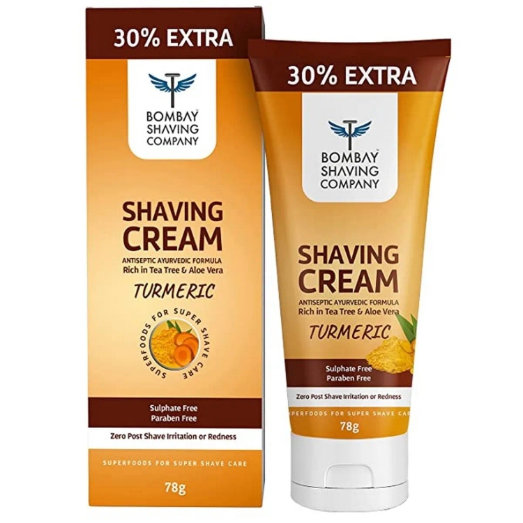 Bombay Shaving Turmeric Shaving Cream 78G