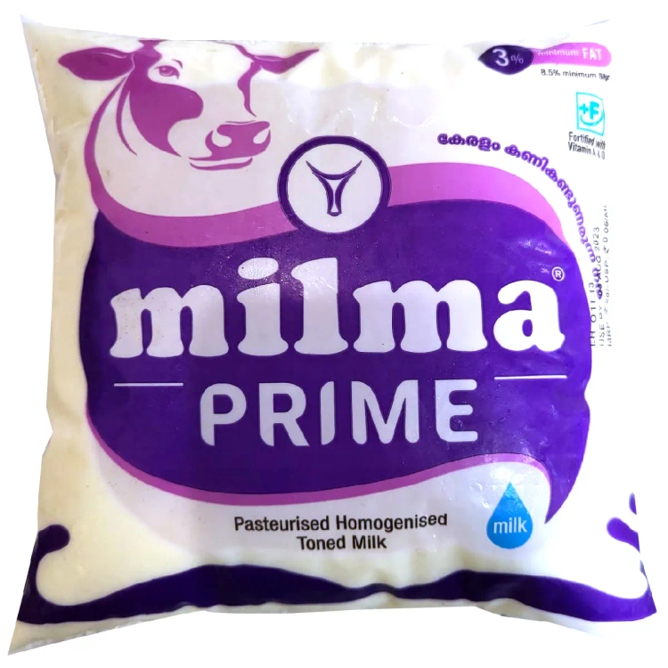 Milma Homogenized Toned Milk 525ml