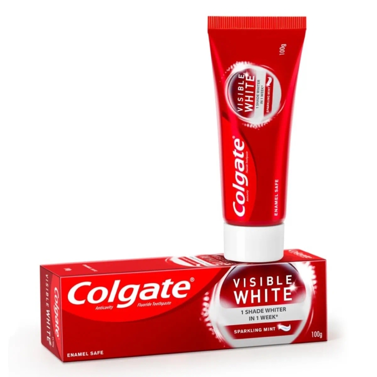 Colgate Tooth Paste Visible White Sparkling Mint 100g