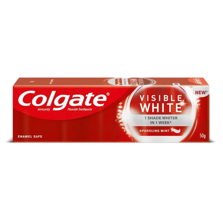Colgate Tooth Paste Visible White 50g