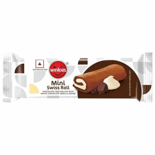 Winkies Mini Swiss Roll Chocolate 25g