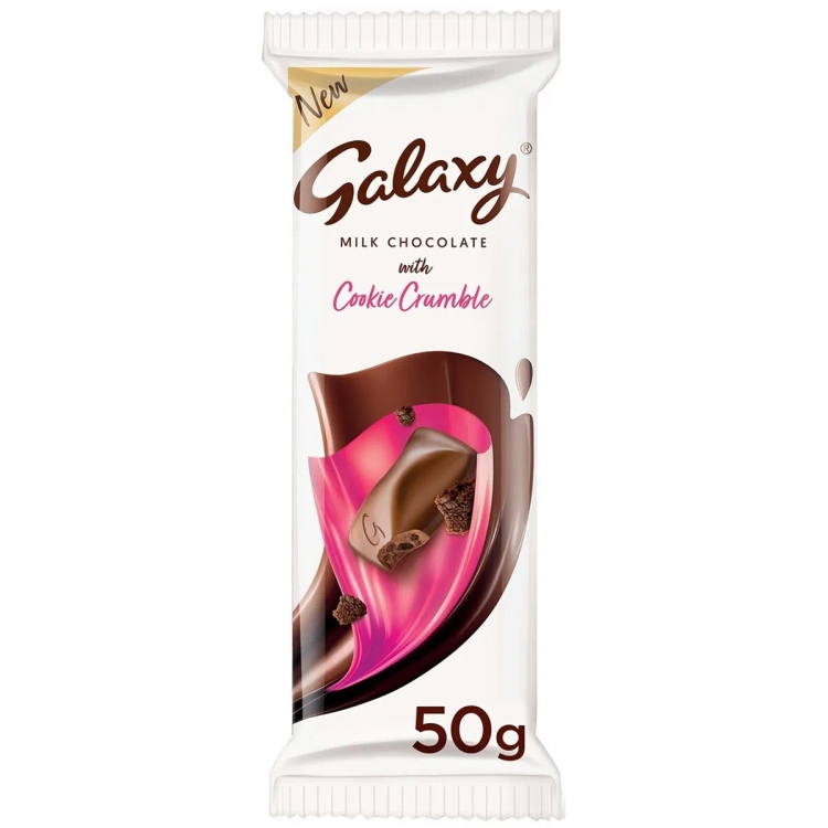 Galaxy Bar Chocolate Cookie Crumble 50Gm