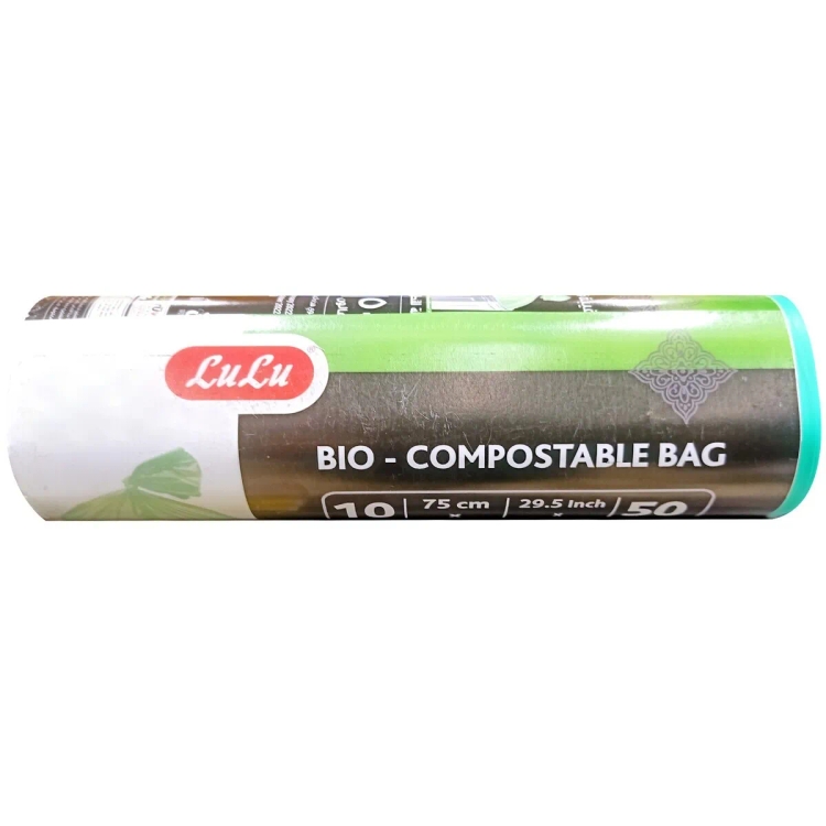Lulu Compostable Garbage Bag Green 75X103 10S