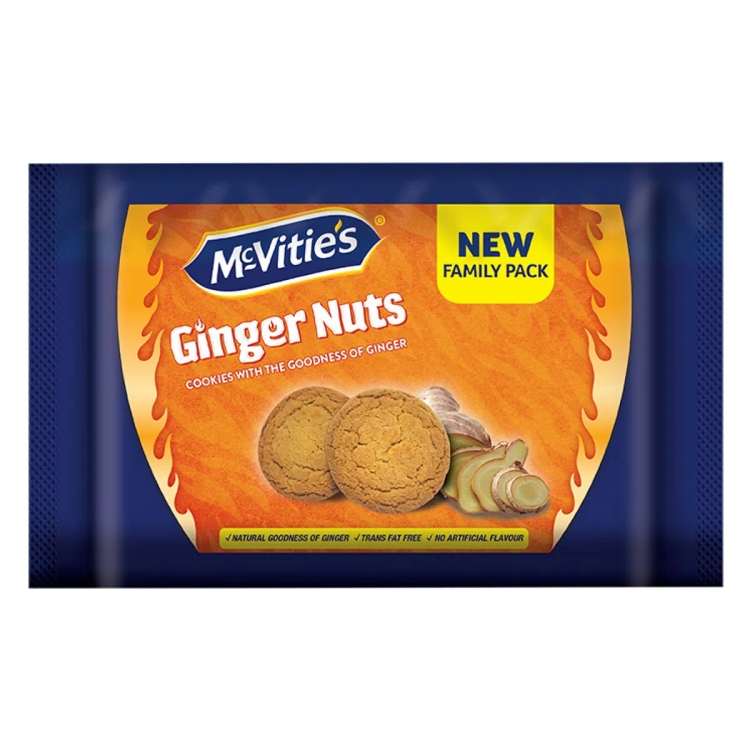 Mcvitie'S Ginger Nuts Cookies Family 480G