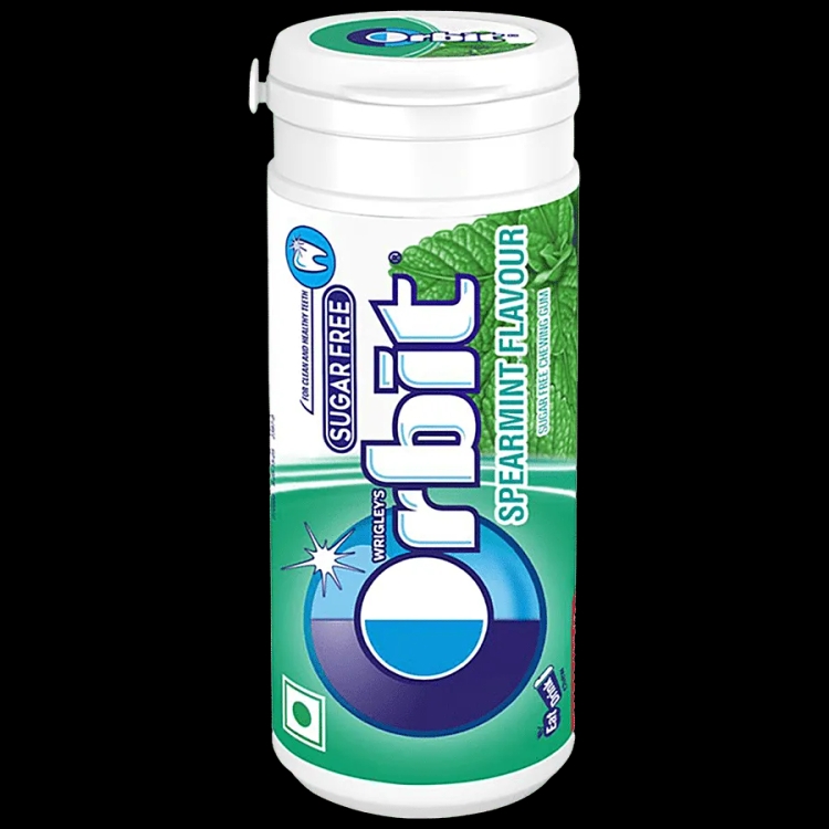 Wrigleys Orbit Spearmint Chewing Gum Tube 22g