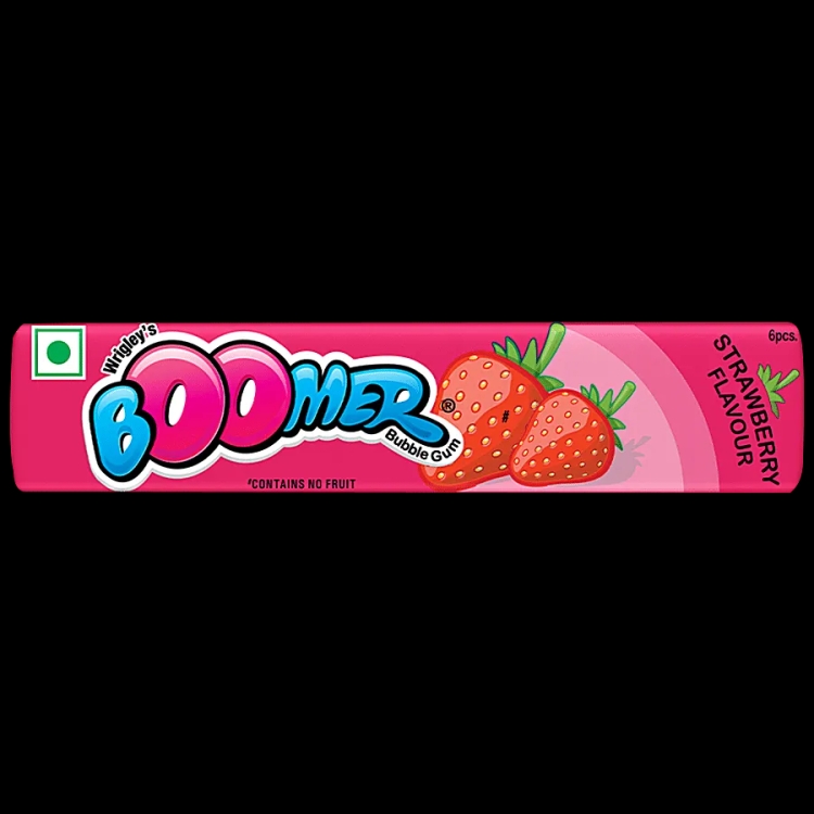 Wrigleys Chewing Gum Boomer Strawberry 18.6G
