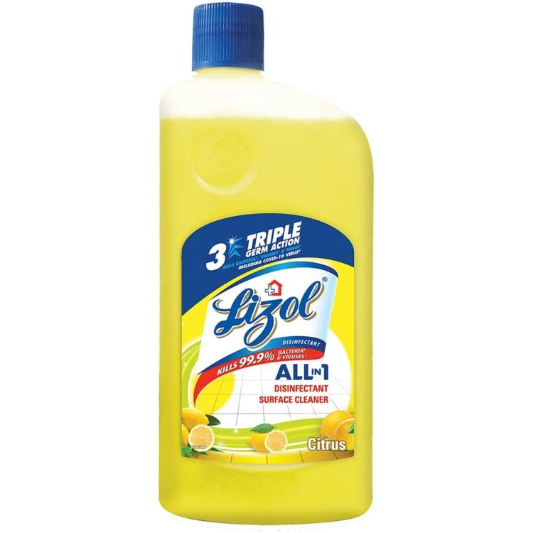 Lizol Disinfectant Surface Floor Cleaner Citrus 625mlx2s