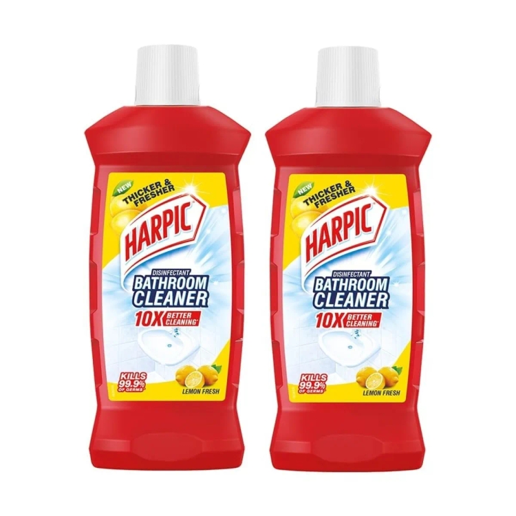 Harpic Bathroom Cleaner Lemon 1litre 2s