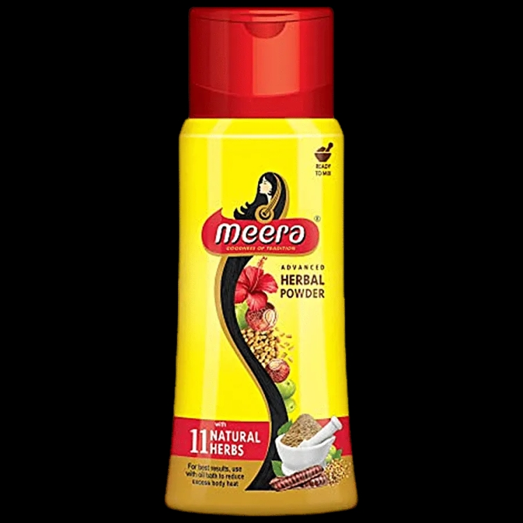 Meera Hair Wash Powder Herbal Jar 120g