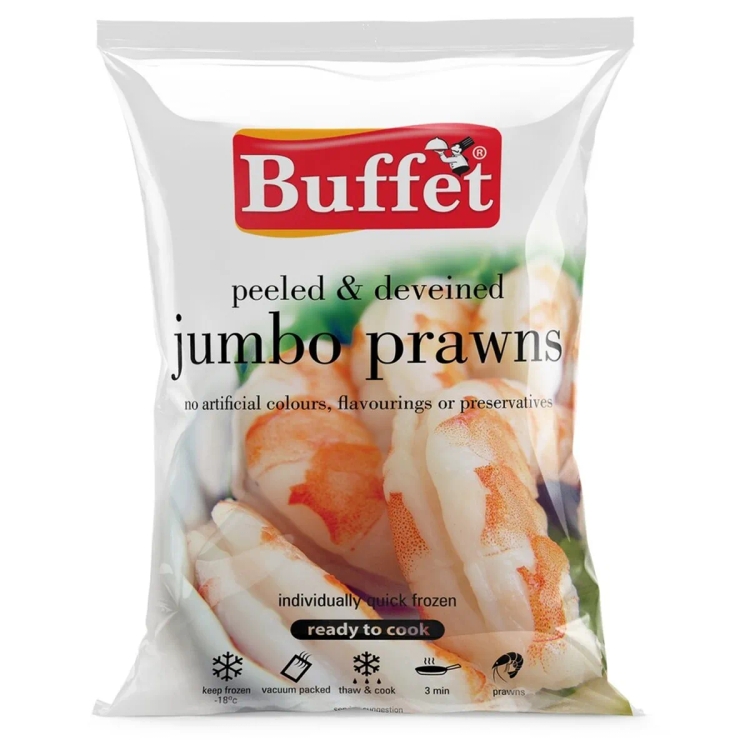 Buffet Jumbo Prawns 250g