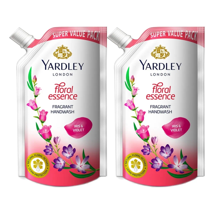 Yardley Hand Wash Iris & Violet 675Ml 2'S