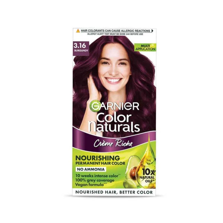 Garnier Color Naturals Hair Colour Burgundy Shade 3.16