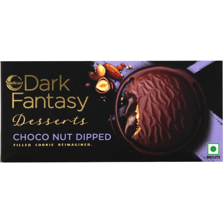 Sunfeast Dark Fantasy Choconut Dipped Cookies 100g
