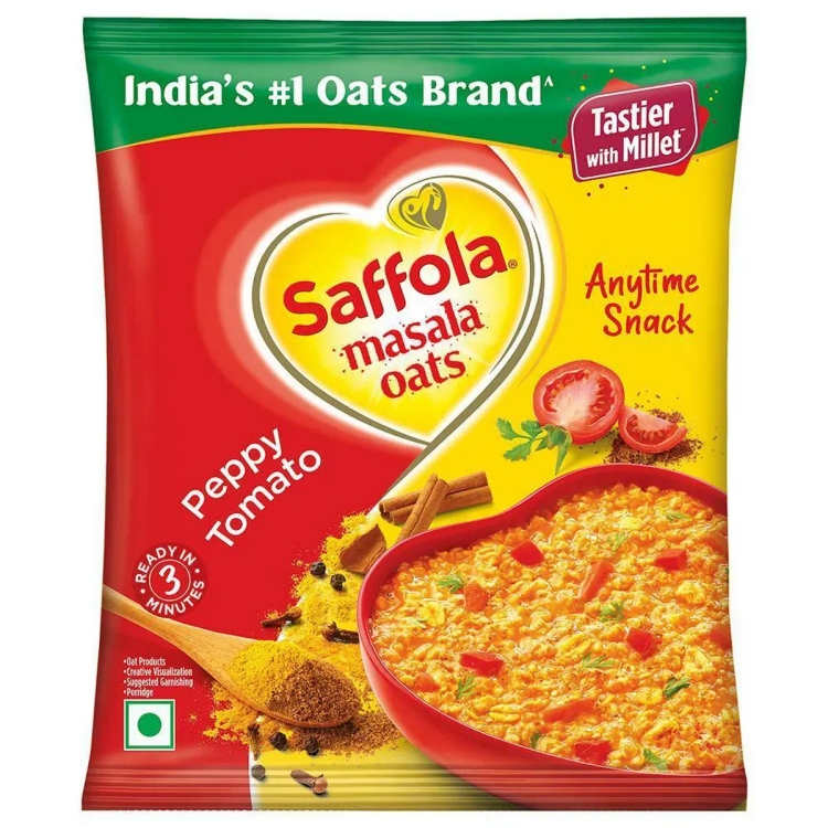 Saffola Peppy Tomato Instant Masala Oats 38 g