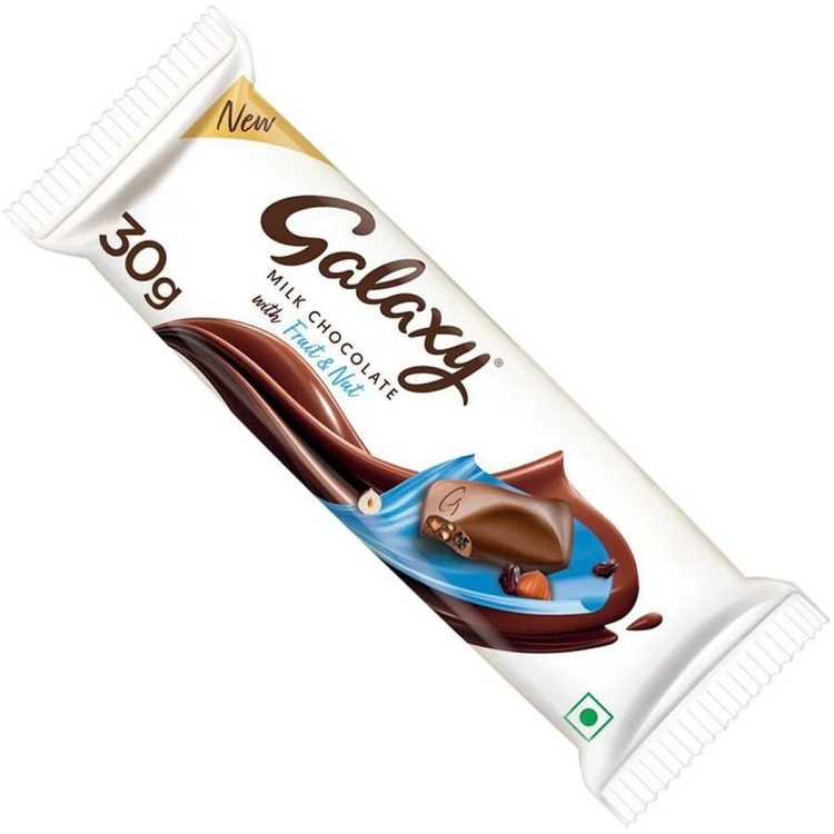 Galaxy Bar Chocolate Fruit & Nut 30g