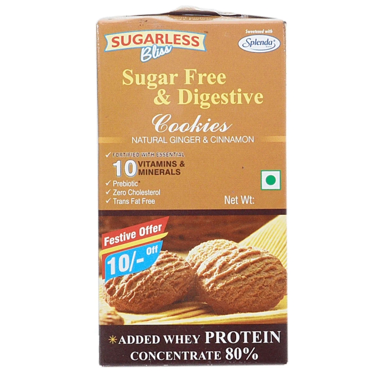 Sugarless Bliss -Sugar Free & Digestive Ginger & Cinnamon,100 g