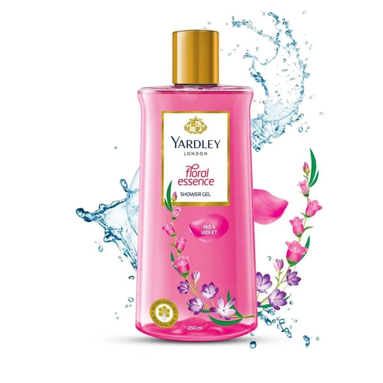 Yardley Londn Floral Essence Shwoer Gel - Iris & Violet 250Ml