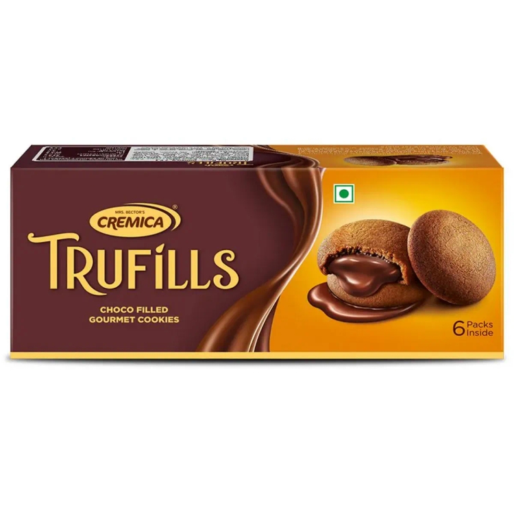 Cremica Trufills Choco Filled Cookies 75 G 