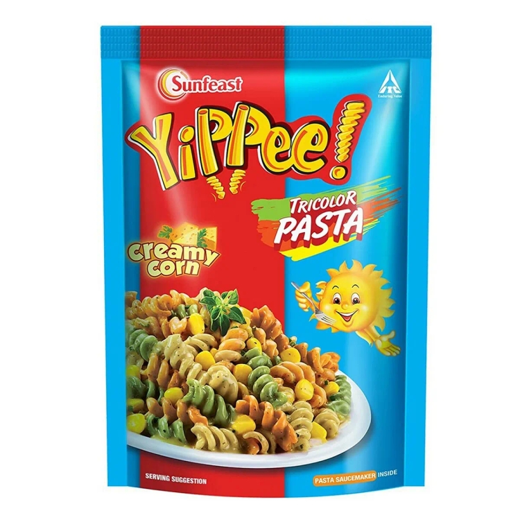 Sun Feast Yippee Tricolor Pasta Creamy Corn 65G