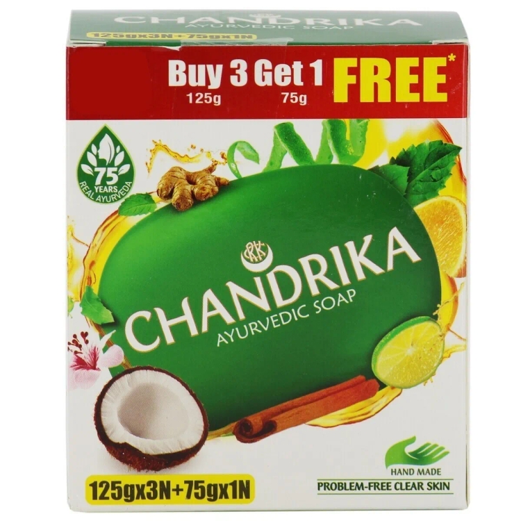 Chandrika Soap 125g 3s