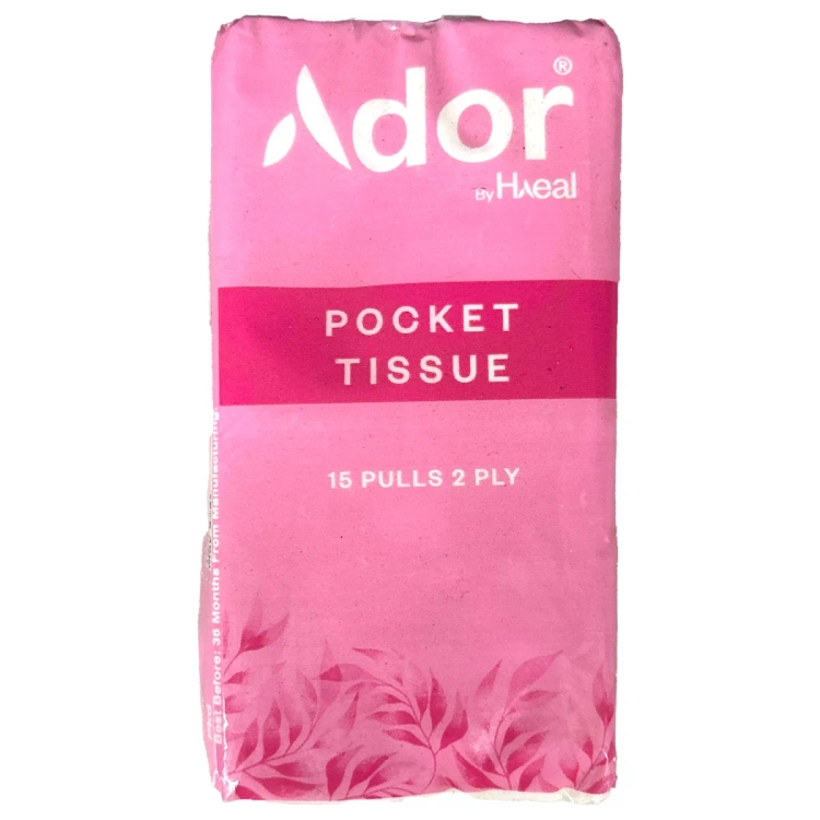 Ador Pocket Tissue 2Ply 15'S
