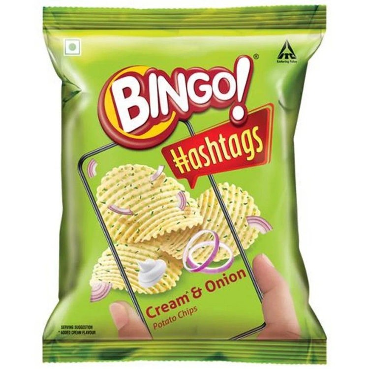 Bingo Hashtags Cream & Onion 20.5G