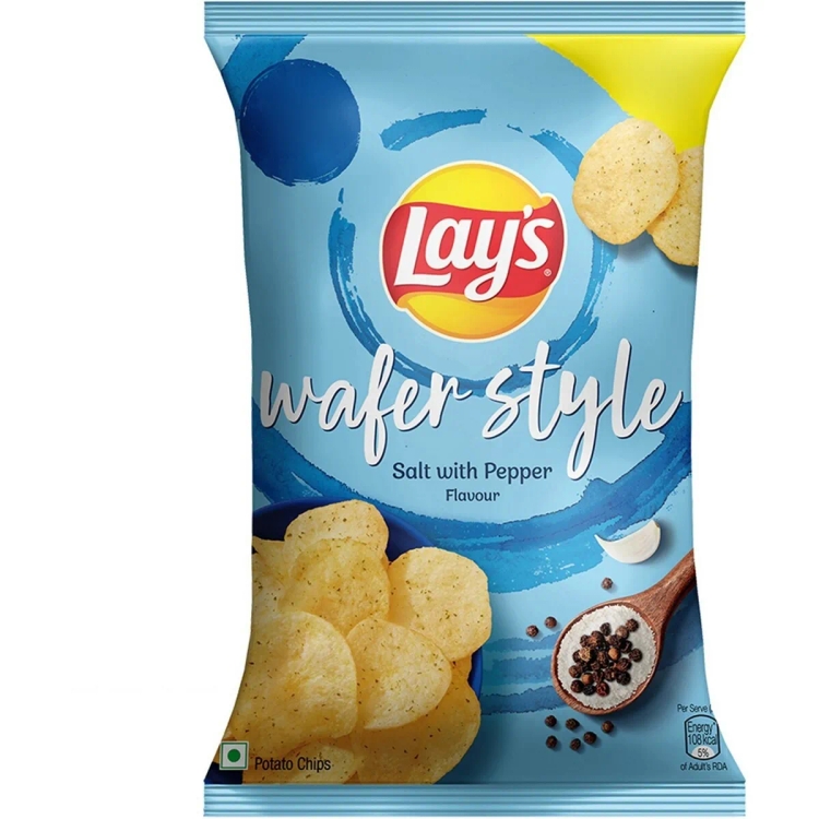 Lays Wafer Style Salt with Pepper 48g