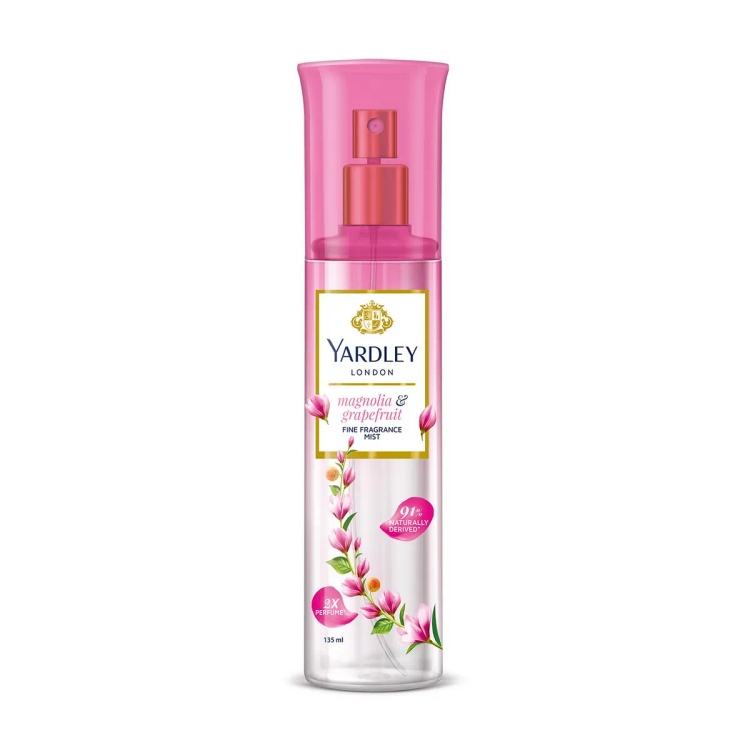 Yardley London Magnolia & Grapefruit Fine Fragrance Mist Spray 135 Ml