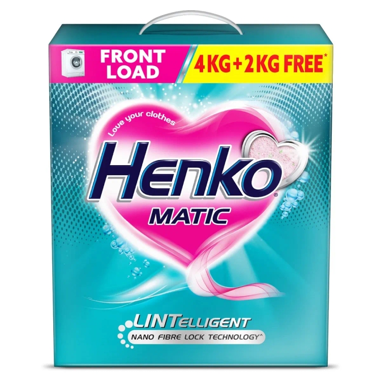 Henko Matic Detergent Powder Front Load 4 kg + 2kg