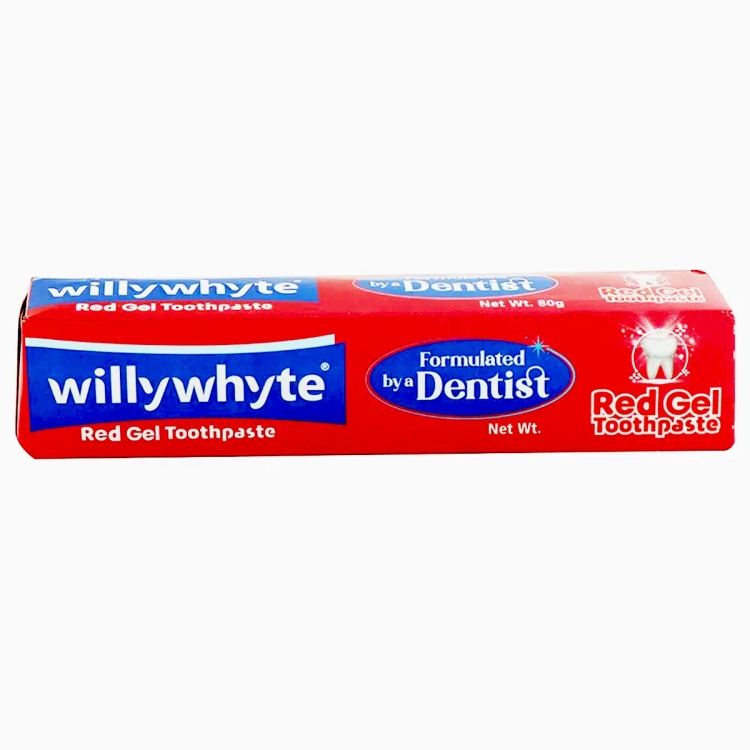 Willywhyte Red Gel Toothpste 80G