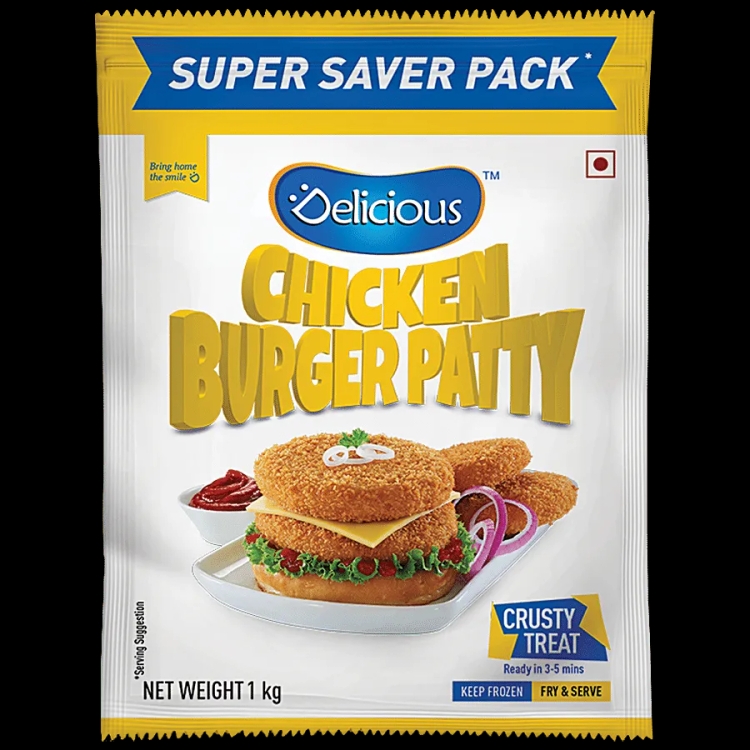 Delicious Supreme Chicken Burger Patty 1kg
