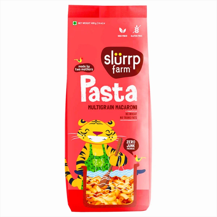 Slurrp Farm No Maida Macaroni Pasta Multigrain 400g