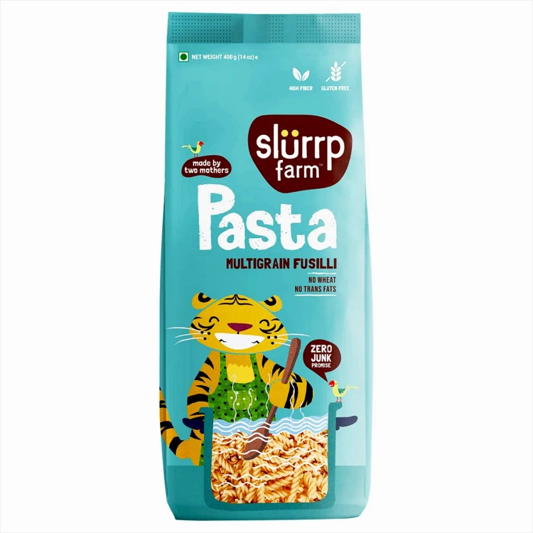 Slurrp Farm No Maida Multigrain Fusilli Pasta 400g