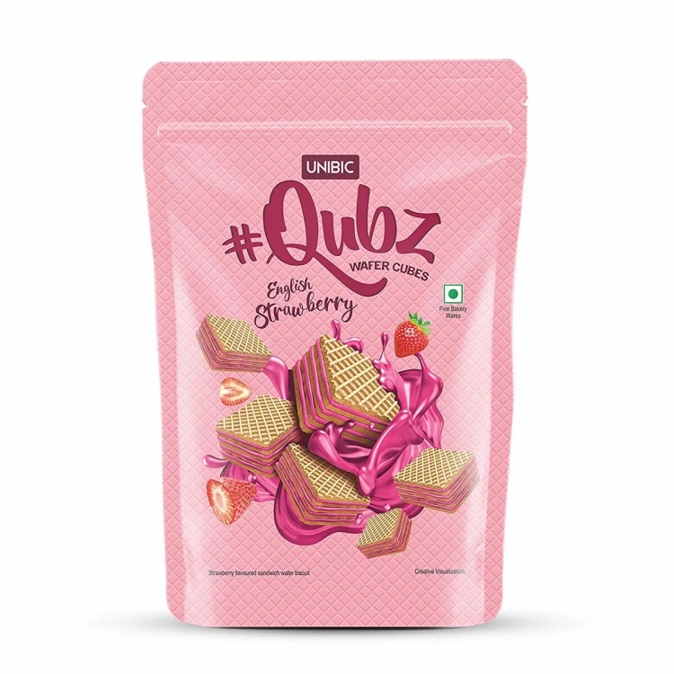 Unibic Wafer Qubz-Strawberry150g