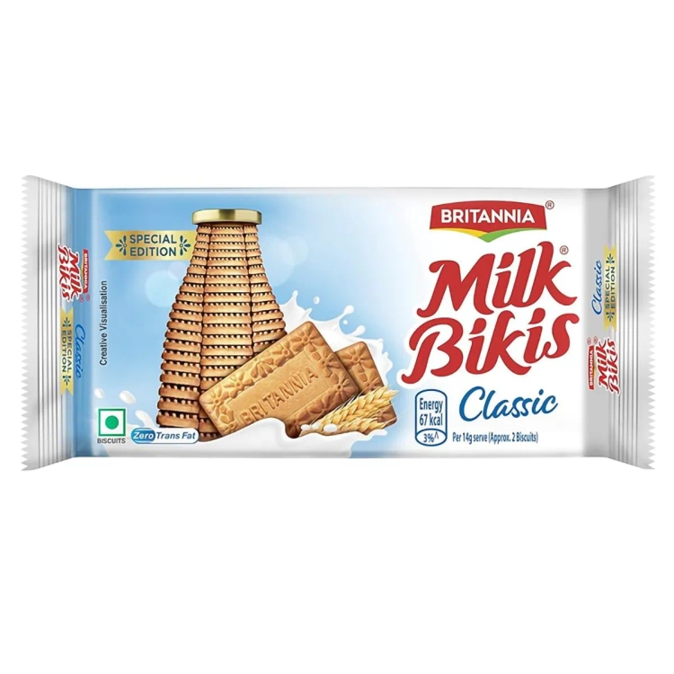 Britannia Milk Bikis Classic Biscuit 115 g