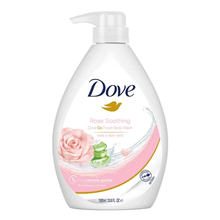 Dove Body Wash Rose 1L