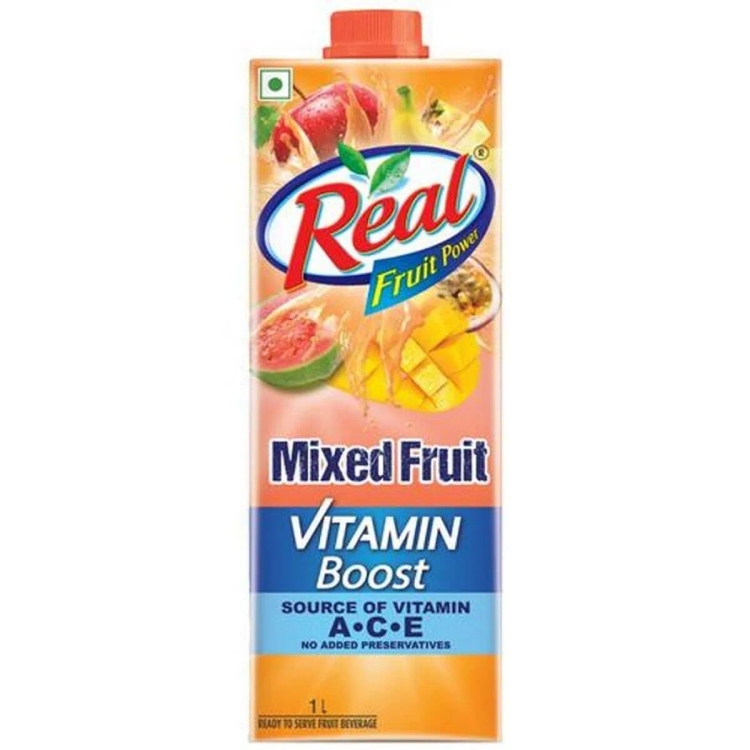 Real Mixed Fruit Vitamin Boost 1Ltr