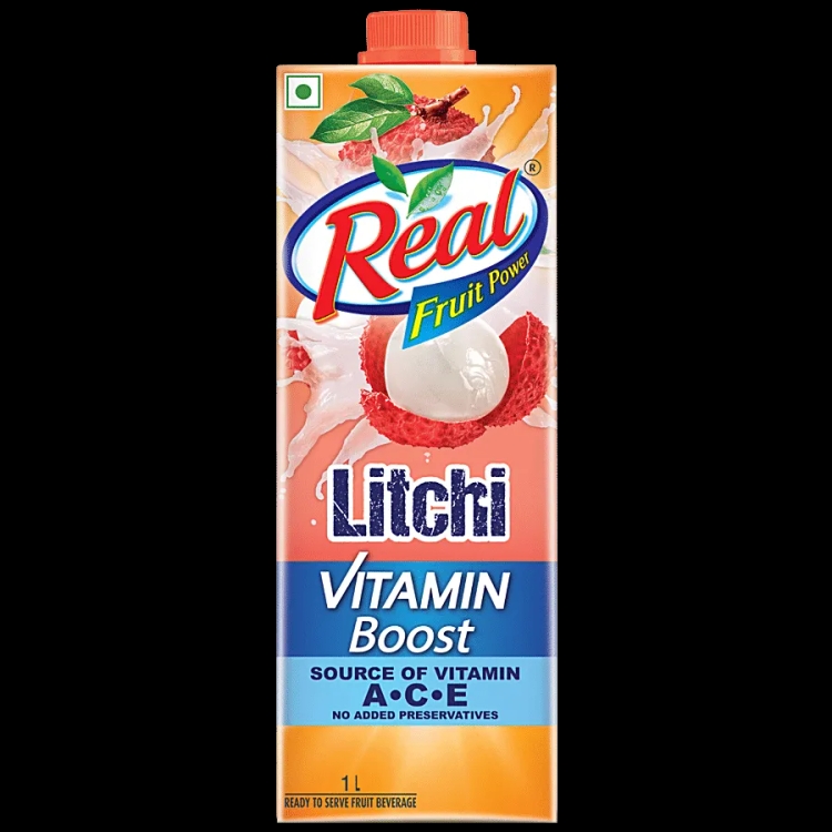 Real Fruit Power Litchi Vitamin Boost Juice 1Ltr